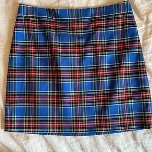 J.Crew plaid mini, size 2